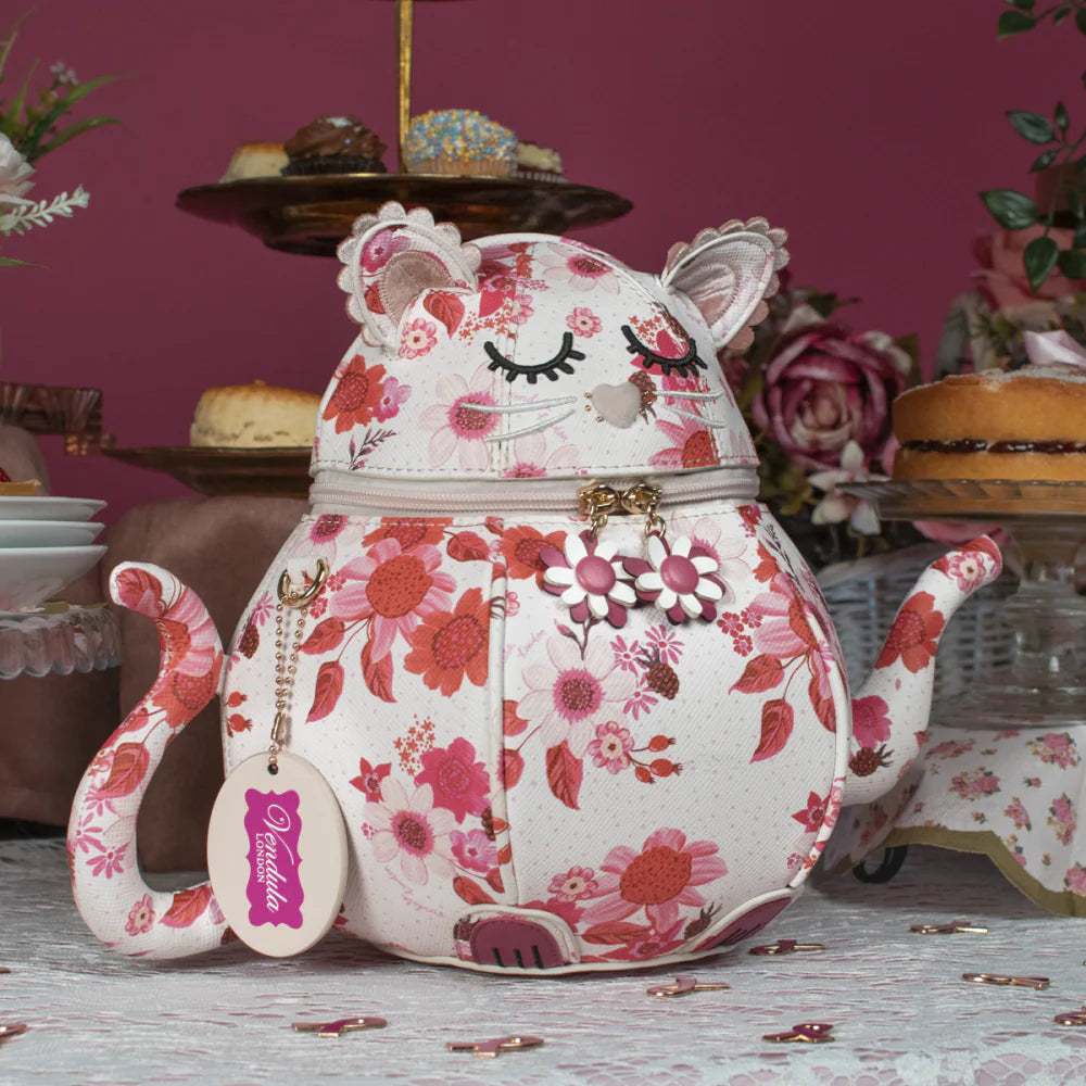 Perfectly Pink Afternoon Tea Bus ~ Kitty Teapot