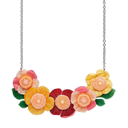 Pretty Poppies Necklace - Rockamilly - Jewellery - Vintage