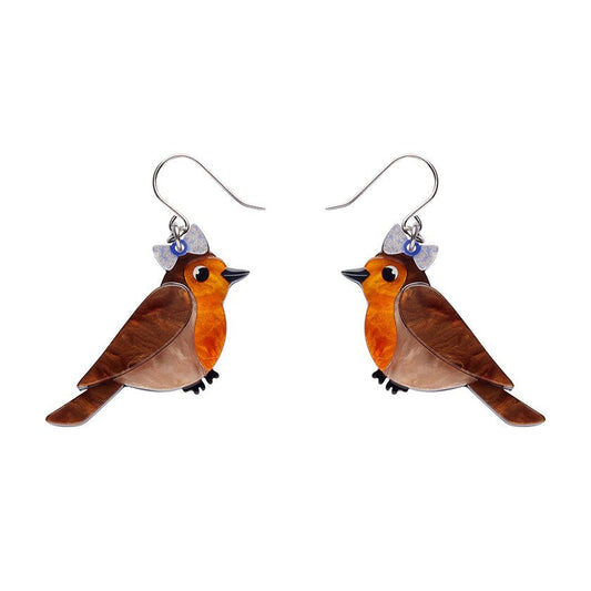 Rosie the Robin Drop Earrings - Rockamilly - Jewellery - Vintage