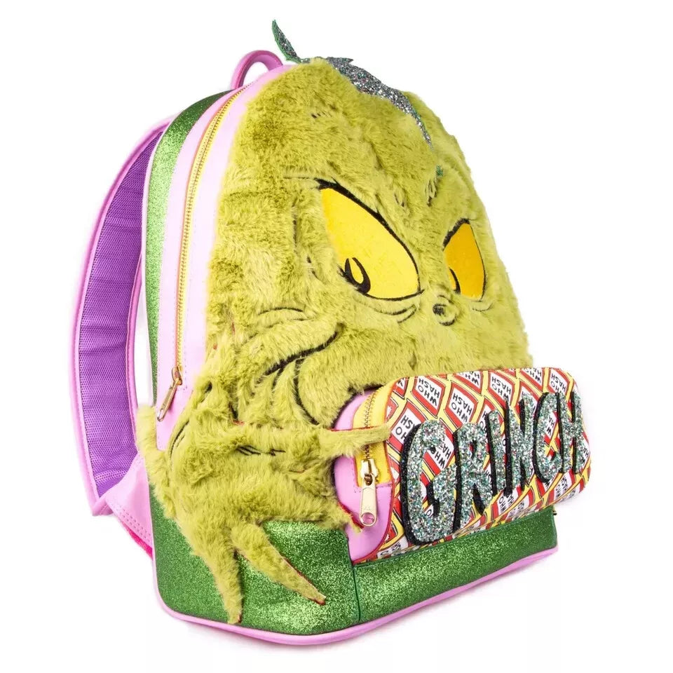 The Grinch Green and Hairy Backpack