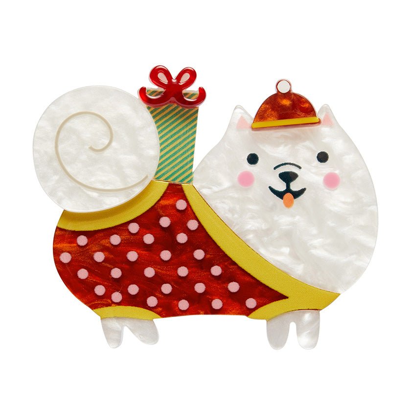 Santa Paws Brooch - Rockamilly - Jewellery - Vintage