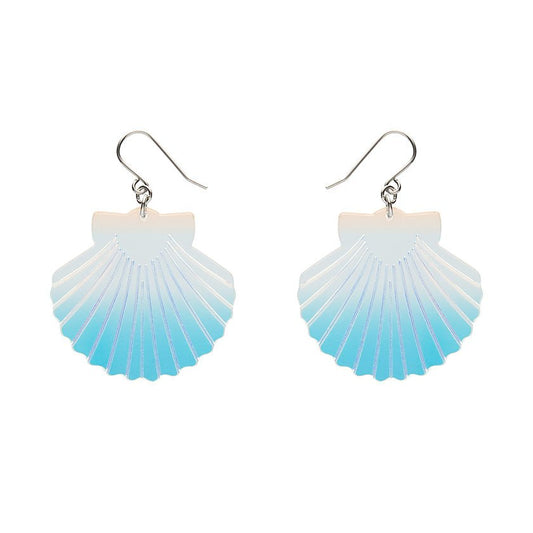 Sea Shell Drop Earrings - Iridescent - Rockamilly - Jewellery - Vintage