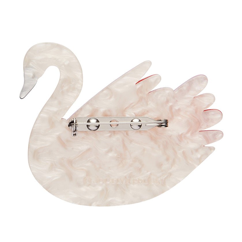 Serene Swan Brooch - Rockamilly - Jewellery - Vintage