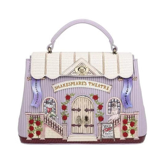 Shakespeare's Theatre: Much Ado About Nothing Mini Grace Bag - Rockamilly-Bags & Purses-Vintage
