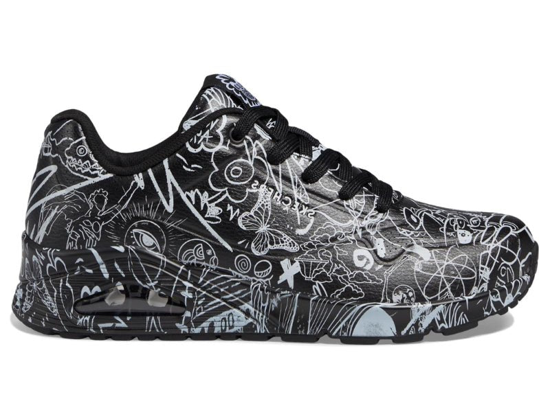 Skechers Uno - Vexx Process Sketch (Black) - Rockamilly - Shoes - Vintage