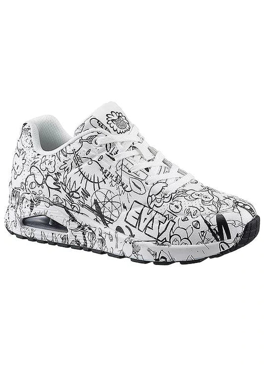 Skechers Uno - Vexx Process Sketch (White) - Rockamilly - Shoes - Vintage