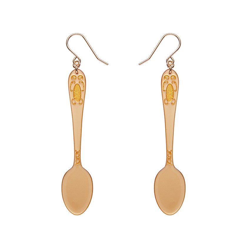 Spoon Please Drop Earrings - Gold - Rockamilly - Jewellery - Vintage