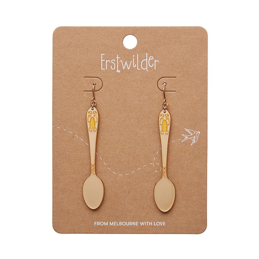 Spoon Please Drop Earrings - Gold - Rockamilly - Jewellery - Vintage