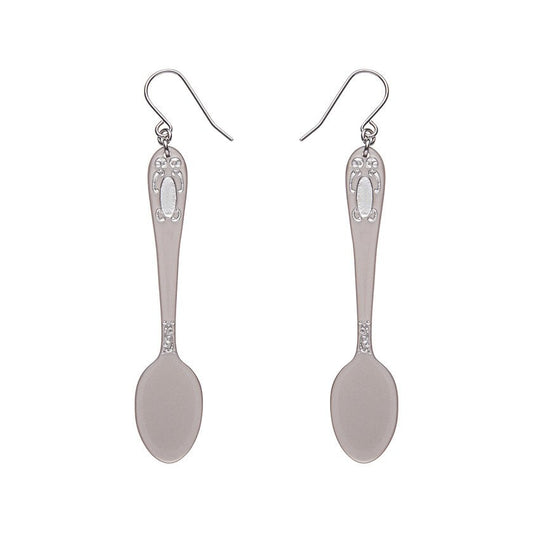 Spoon Please Drop Earrings - Silver - Rockamilly - Jewellery - Vintage