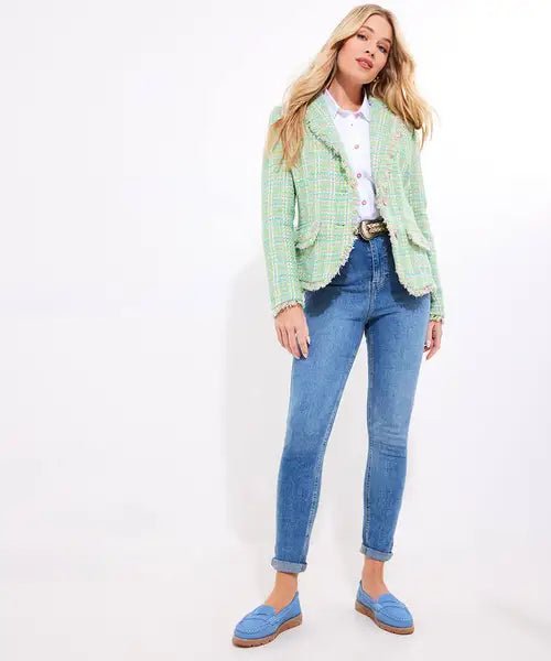 Step Into Spring Tweed Jacket - Green - Rockamilly - Dresses - Vintage