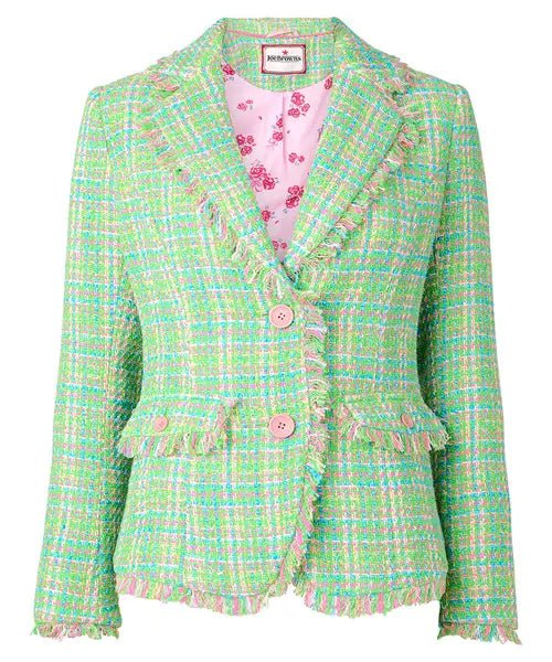 Step Into Spring Tweed Jacket - Green - Rockamilly - Dresses - Vintage