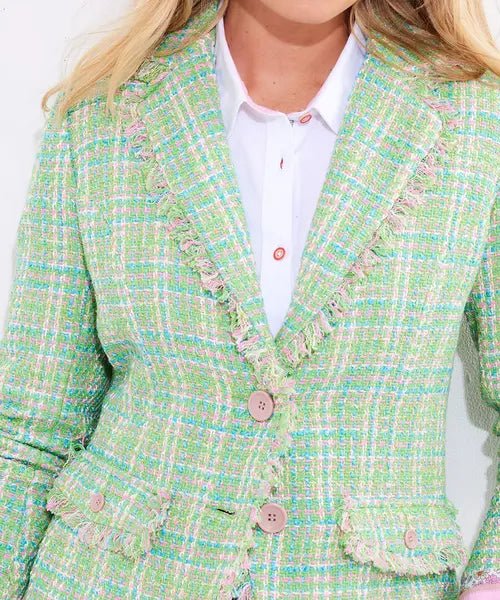 Step Into Spring Tweed Jacket - Green - Rockamilly - Dresses - Vintage