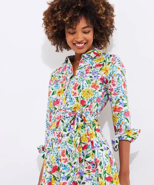 Sunshine Days Cotton Shirt Dress - Rockamilly - Dresses - Vintage