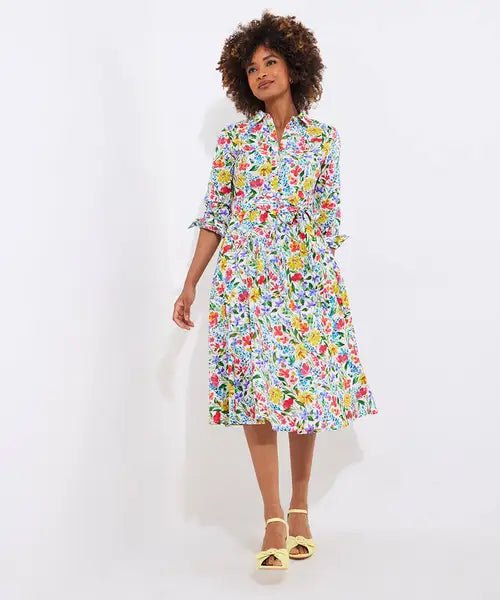 Sunshine Days Cotton Shirt Dress - Rockamilly - Dresses - Vintage