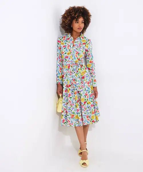 Sunshine Days Cotton Shirt Dress - Rockamilly - Dresses - Vintage