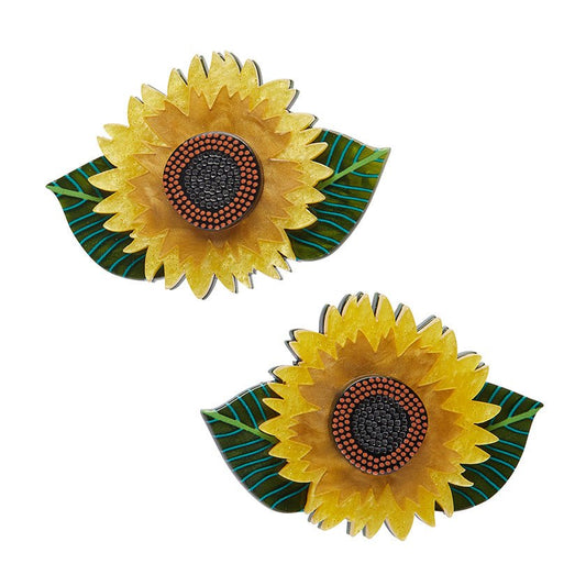 Sunshine & Smiles Hair Clips - 2 Piece - Rockamilly - Jewellery - Vintage