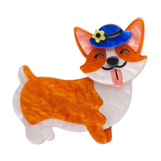 Susan the Corgi Brooch - Rockamilly - Jewellery - Vintage