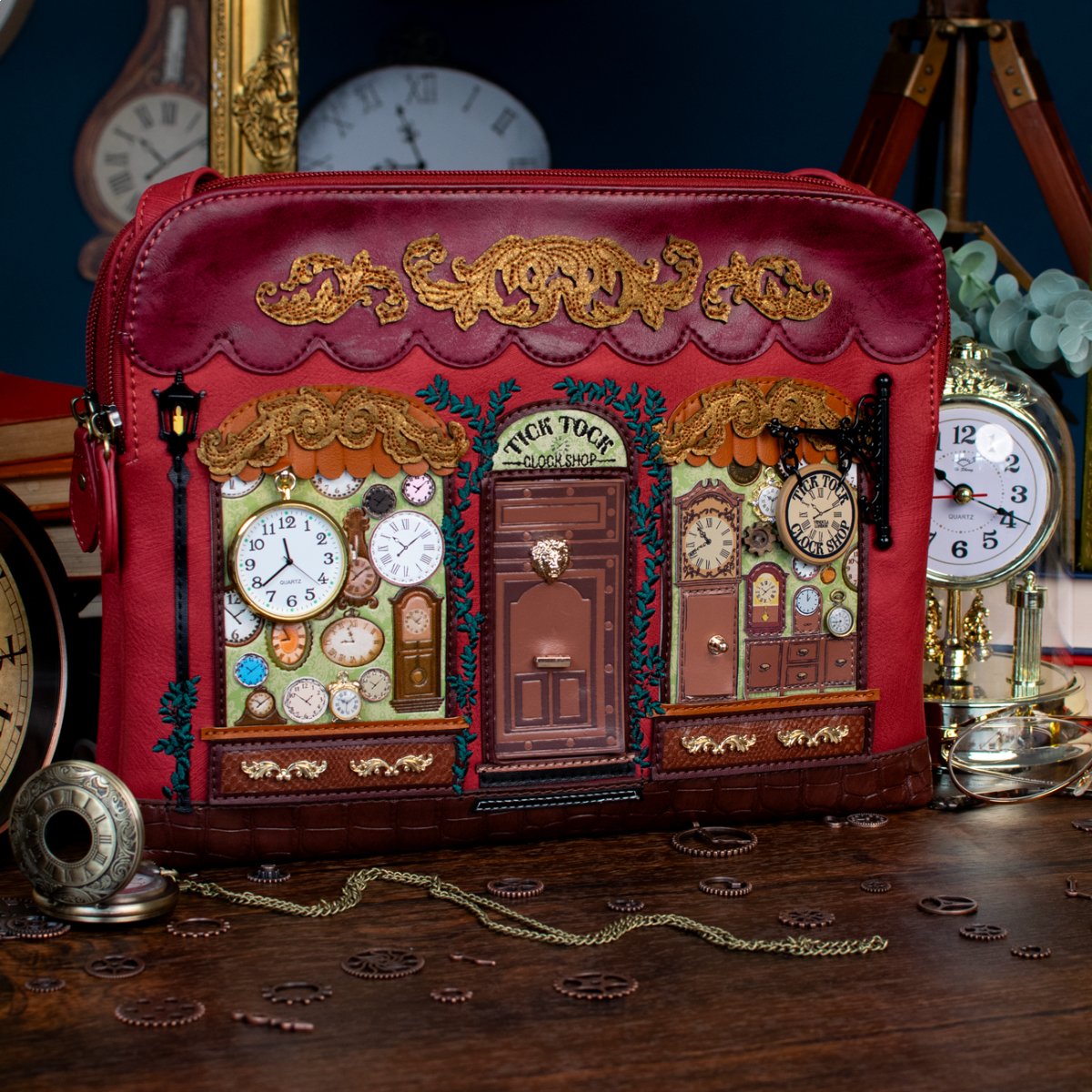 Tick Tock Clock Shop Bella Bag - Rockamilly - Bags & Purses - Vintage