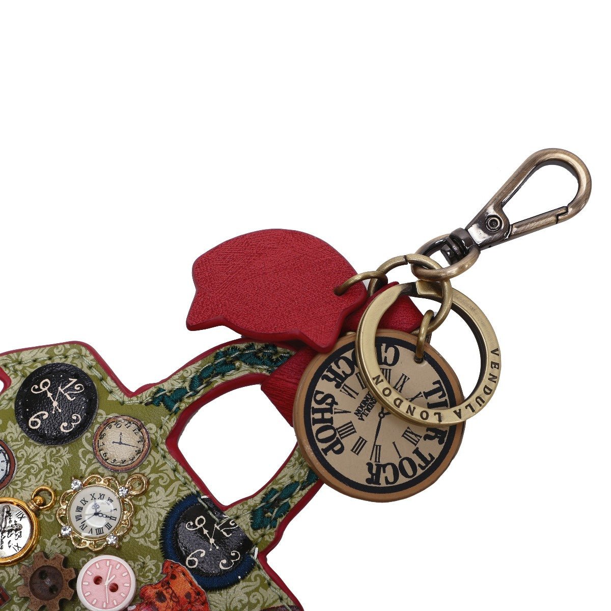 Tick Tock Clock Shop Keyring Charm - Rockamilly - Bags & Purses - Vintage