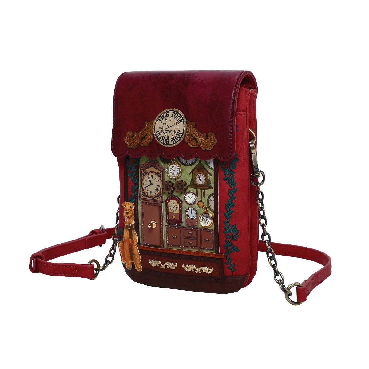 Tick Tock Clock Shop Phone Pouch - Rockamilly - Bags & Purses - Vintage