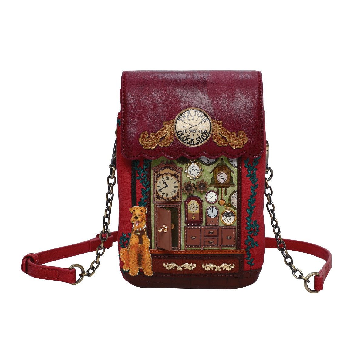 Tick Tock Clock Shop Phone Pouch - Rockamilly - Bags & Purses - Vintage