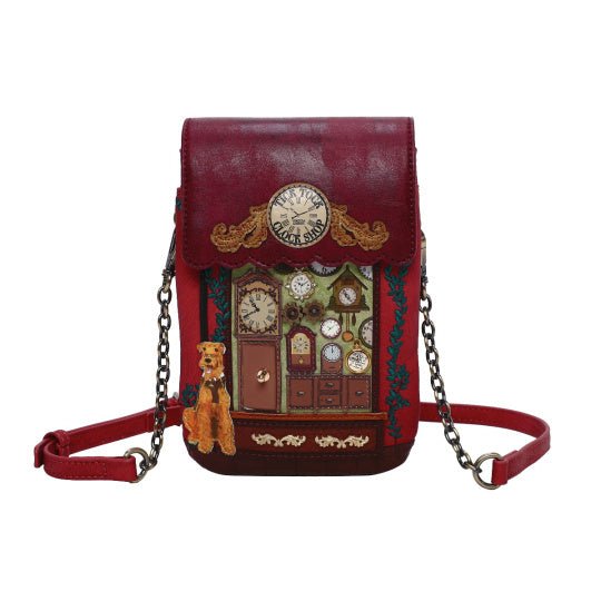 Tick Tock Clock Shop Phone Pouch - Rockamilly - Bags & Purses - Vintage