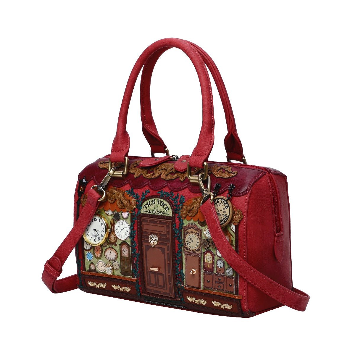 Tick Tock Clock Shop Speedy Bowler Bag - Rockamilly - Bags & Purses - Vintage