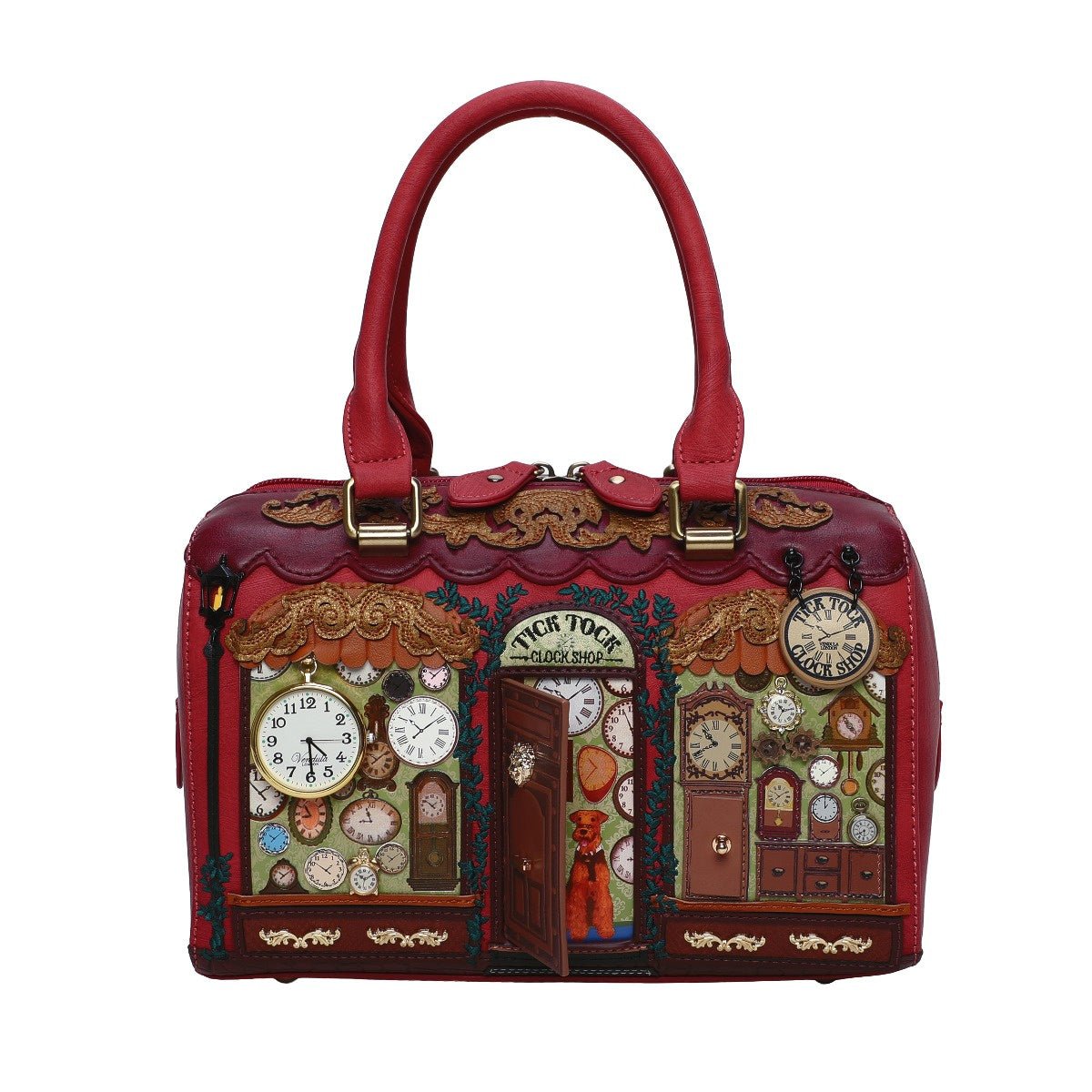 Tick Tock Clock Shop Speedy Bowler Bag - Rockamilly - Bags & Purses - Vintage