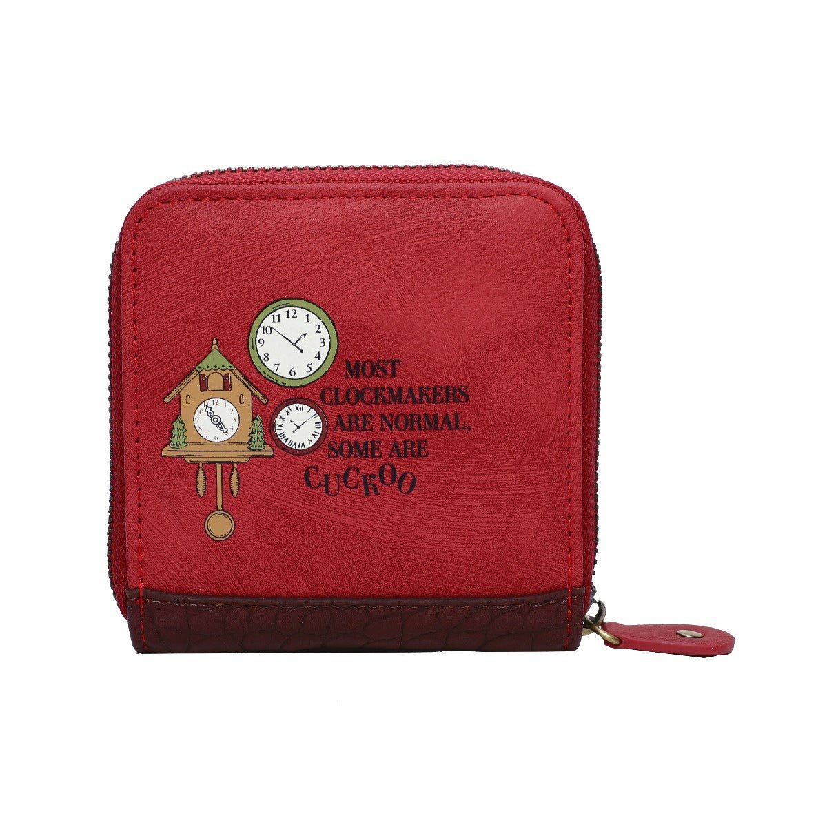 Tick Tock Clock Shop Square Wallet - Rockamilly - Bags & Purses - Vintage