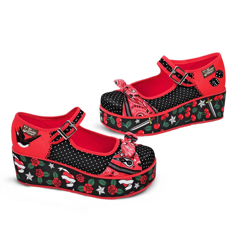 Chocolaticas® Rockabilly Women's Platform