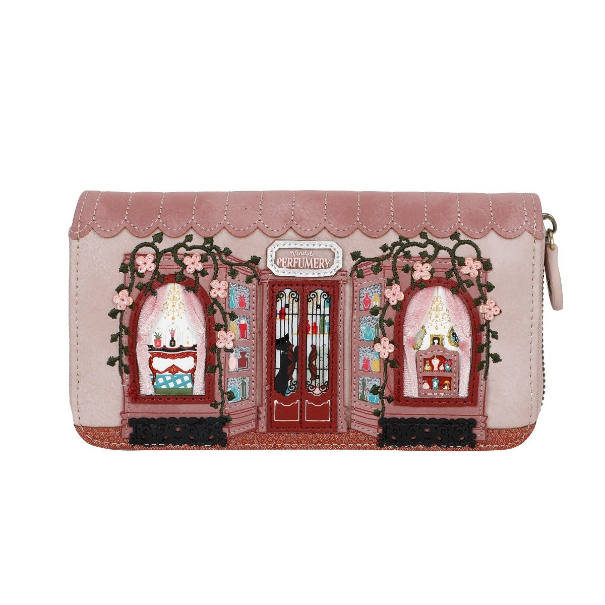 Vendula Perfumery - Large Zip Around Wallet (Blush Edition) - Rockamilly - Bags & Purses - Vintage