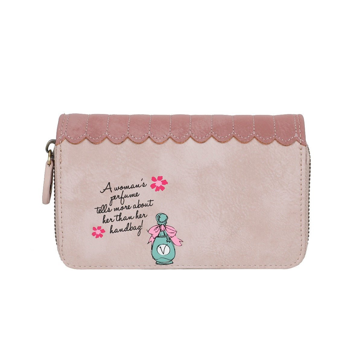 Vendula Perfumery - Medium Zip Around Wallet (Blush Edition) - Rockamilly - Bags & Purses - Vintage