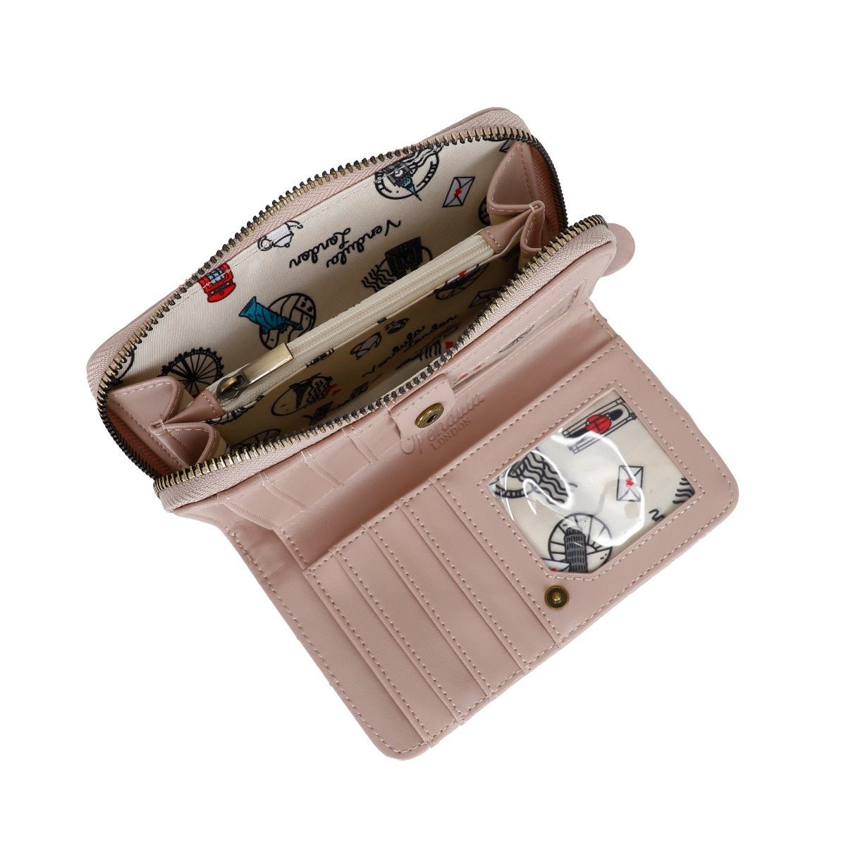 Vendula Perfumery - Medium Zip Around Wallet (Blush Edition) - Rockamilly - Bags & Purses - Vintage