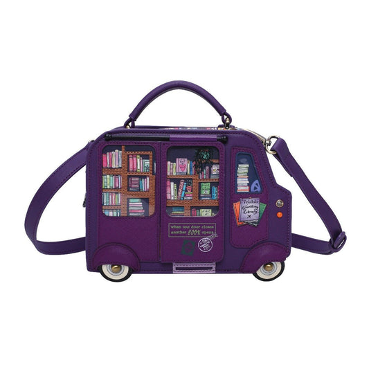Vendula Travelling Library Truck Grab Bag - Rockamilly - Bags & Purses - Vintage