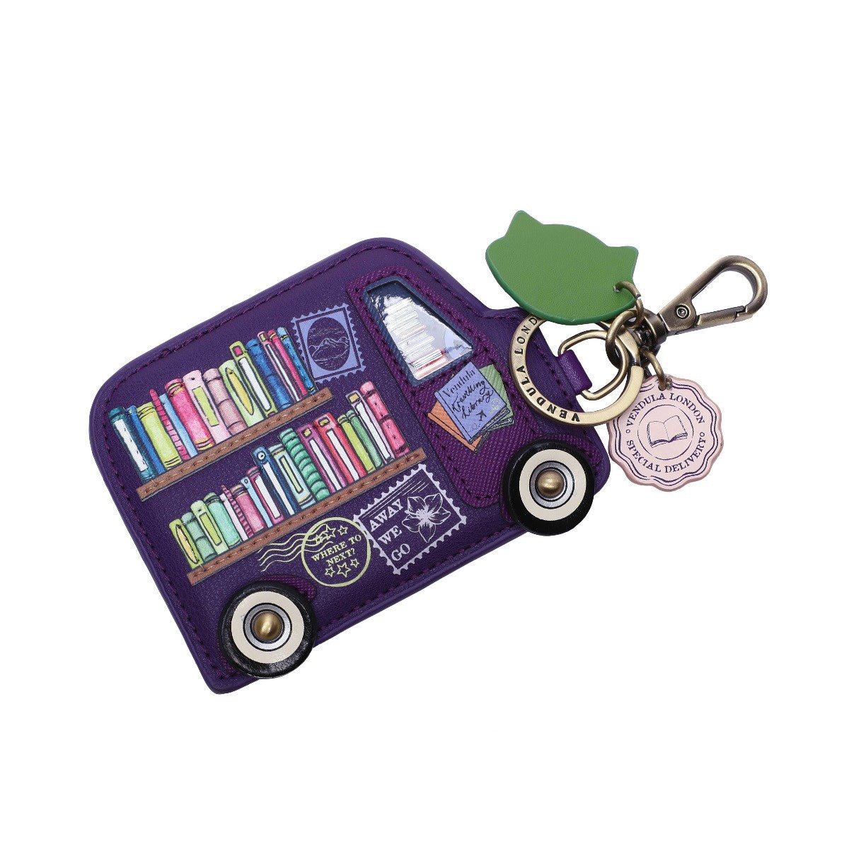 Vendula Travelling Library Truck Key Charm - Rockamilly - Bags & Purses - Vintage