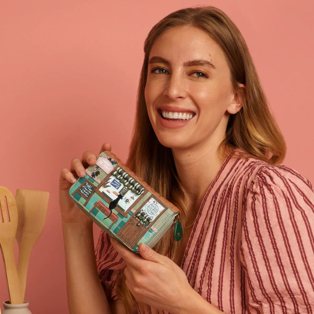 Vendula Pie Shop ~ Medium Zip Around Wallet