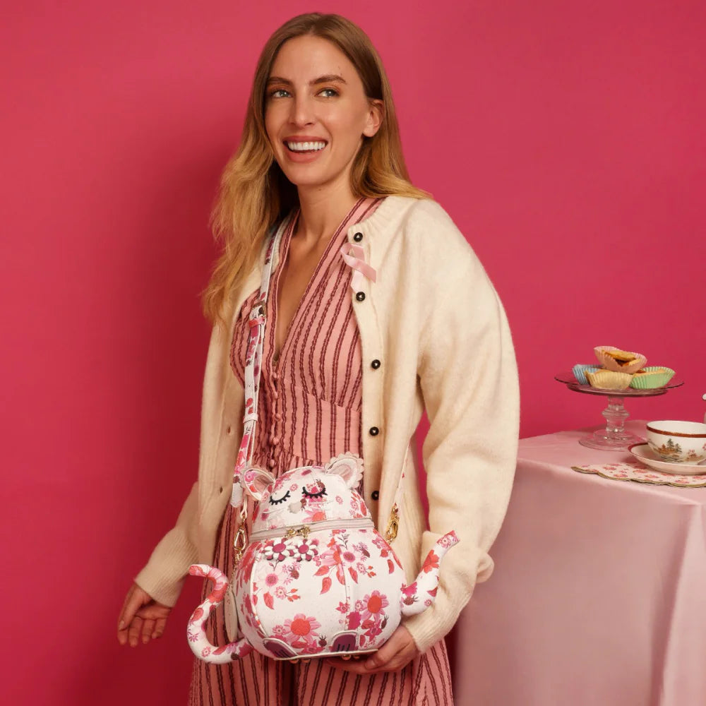 Perfectly Pink Afternoon Tea Bus ~ Kitty Teapot