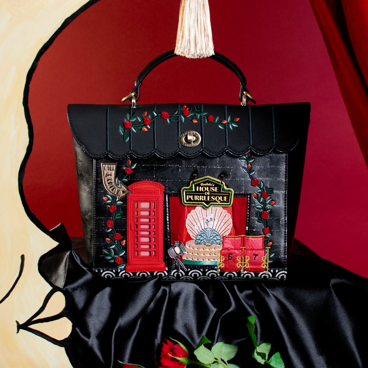 Vendula's Purrlesque Club - Backpack - Rockamilly - Bags & Purses - Vintage