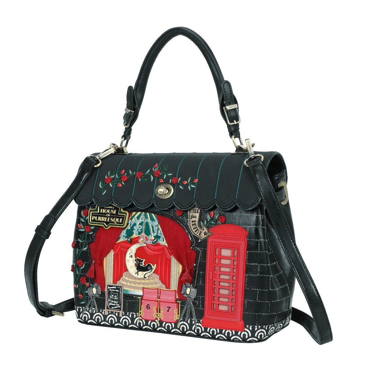 Vendula's Purrlesque Club - Grace Bag - Rockamilly - Bags & Purses - Vintage