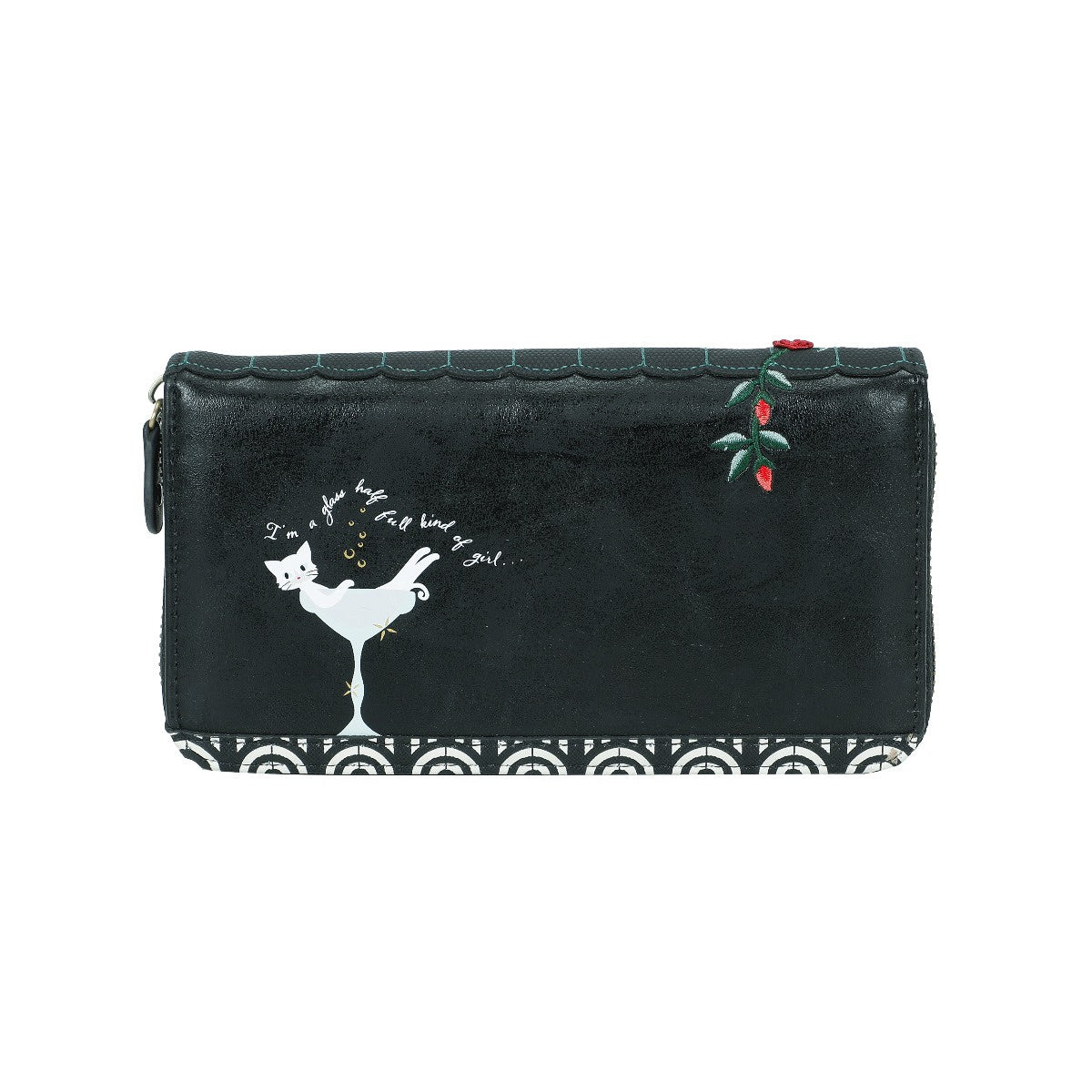 Vendula's Purrlesque Club - Large Ziparound Wallet - Rockamilly - Bags & Purses - Vintage