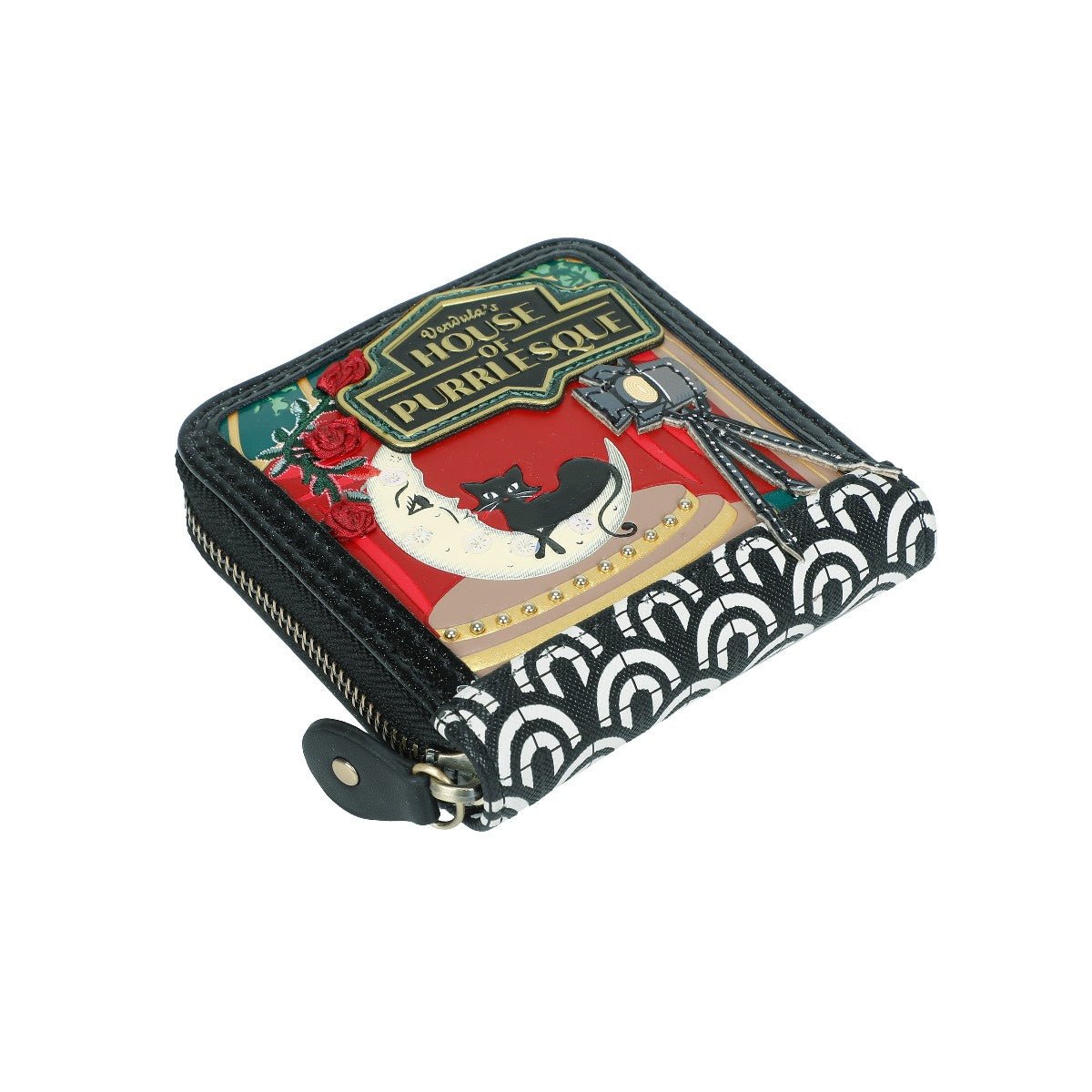 Vendula's Purrlesque Club - Medium Ziparound Wallet (Copy) - Rockamilly - Bags & Purses - Vintage