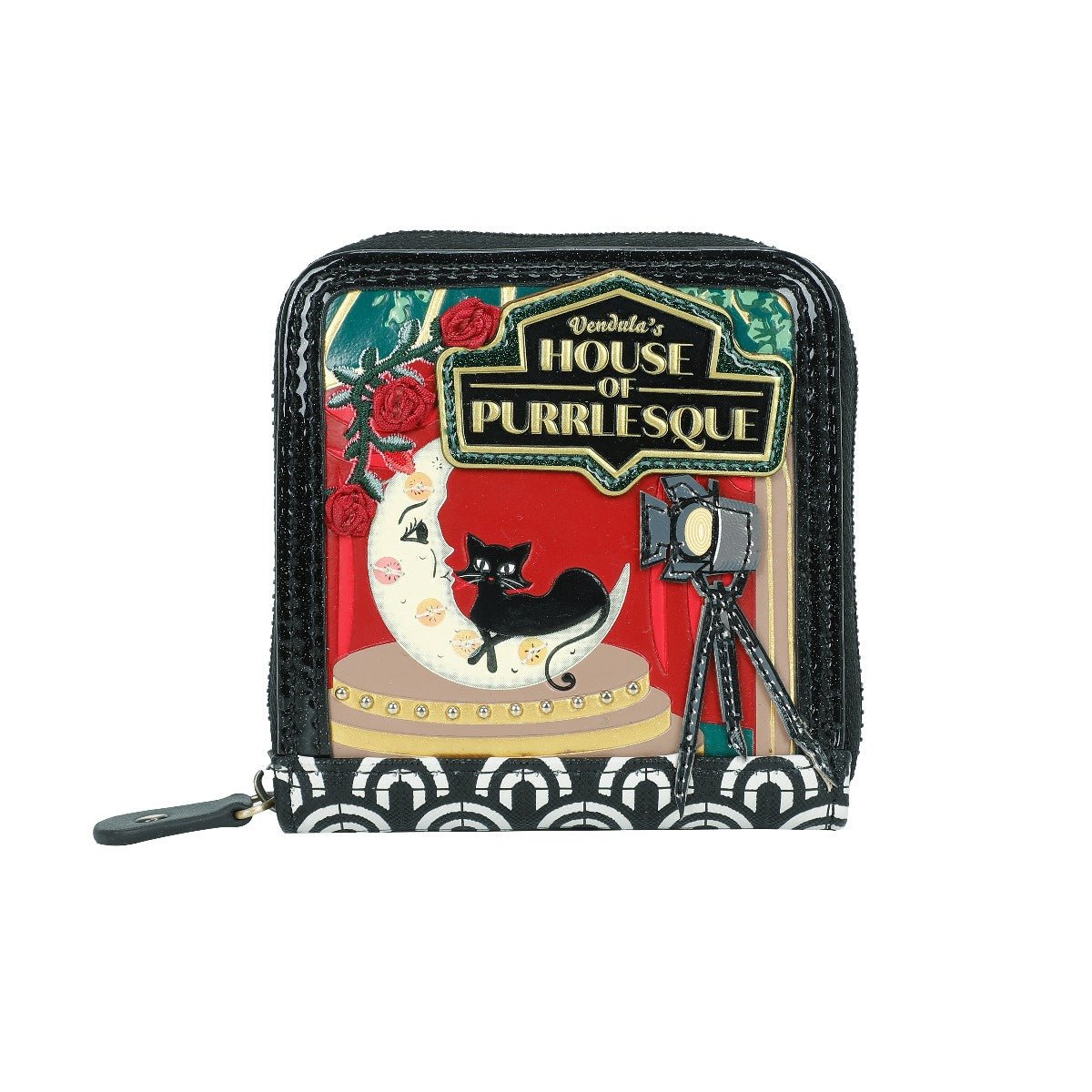 Vendula's Purrlesque Club - Medium Ziparound Wallet (Copy) - Rockamilly - Bags & Purses - Vintage