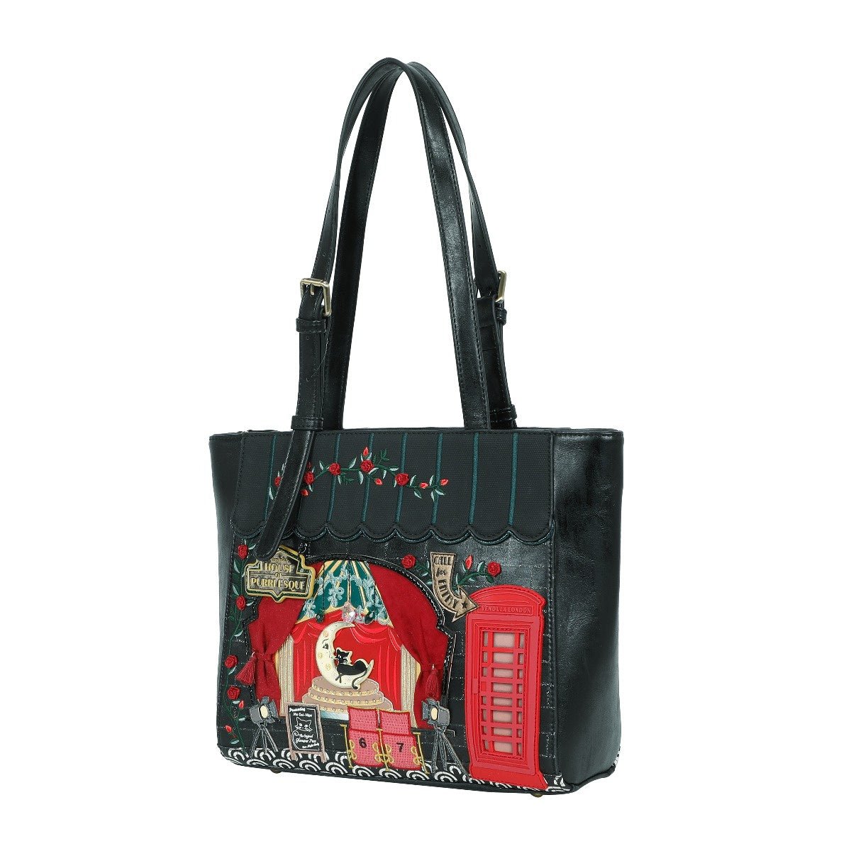 Vendula's Purrlesque Club - Shopper Bag - Rockamilly - Bags & Purses - Vintage