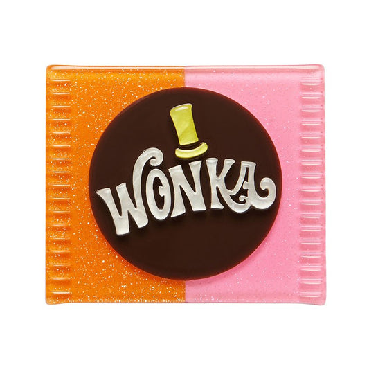 Willy Wonka Bar Brooch - Rockamilly - Jewellery - Vintage