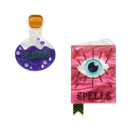 Witches Brew Brooch Set - Rockamilly - Jewellery - Vintage