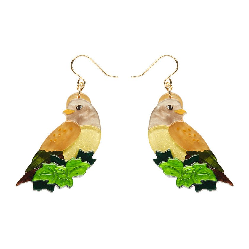 Wondrous Warbler Drop Earrings - Rockamilly - Jewellery - Vintage