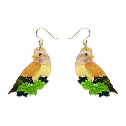 Wondrous Warbler Drop Earrings - Rockamilly - Jewellery - Vintage