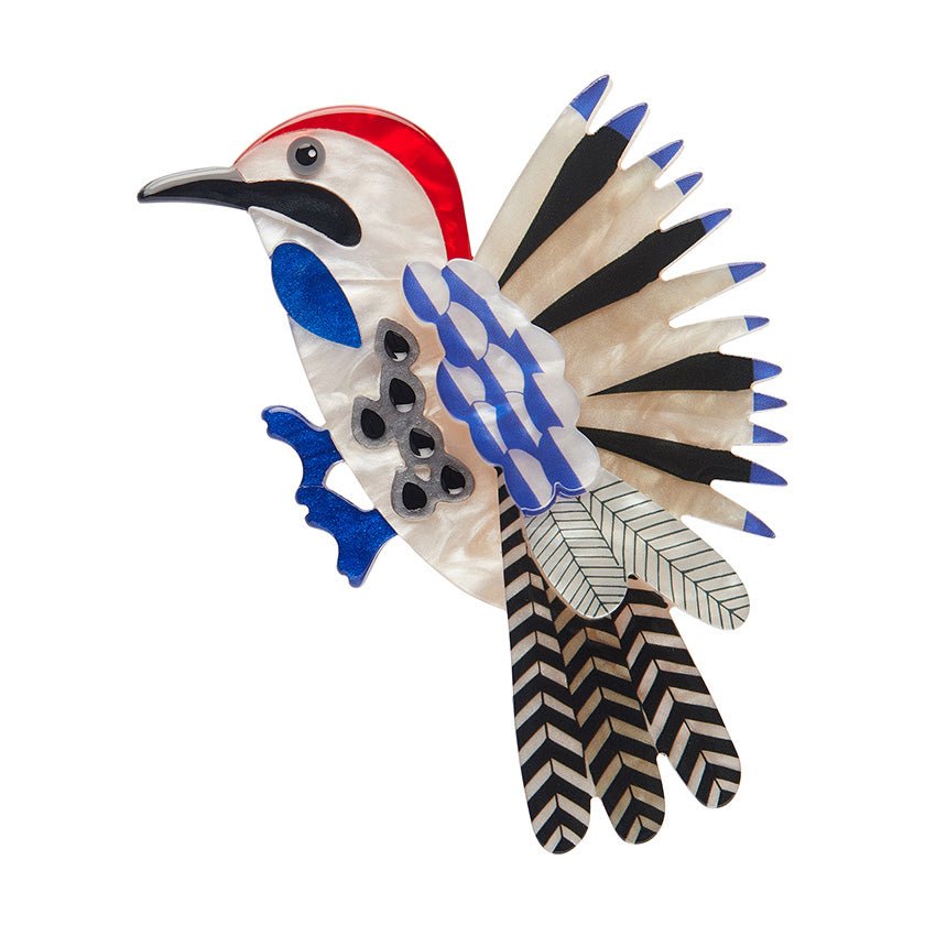 Wondrous Woodpecker Brooch - Rockamilly - Jewellery - Vintage