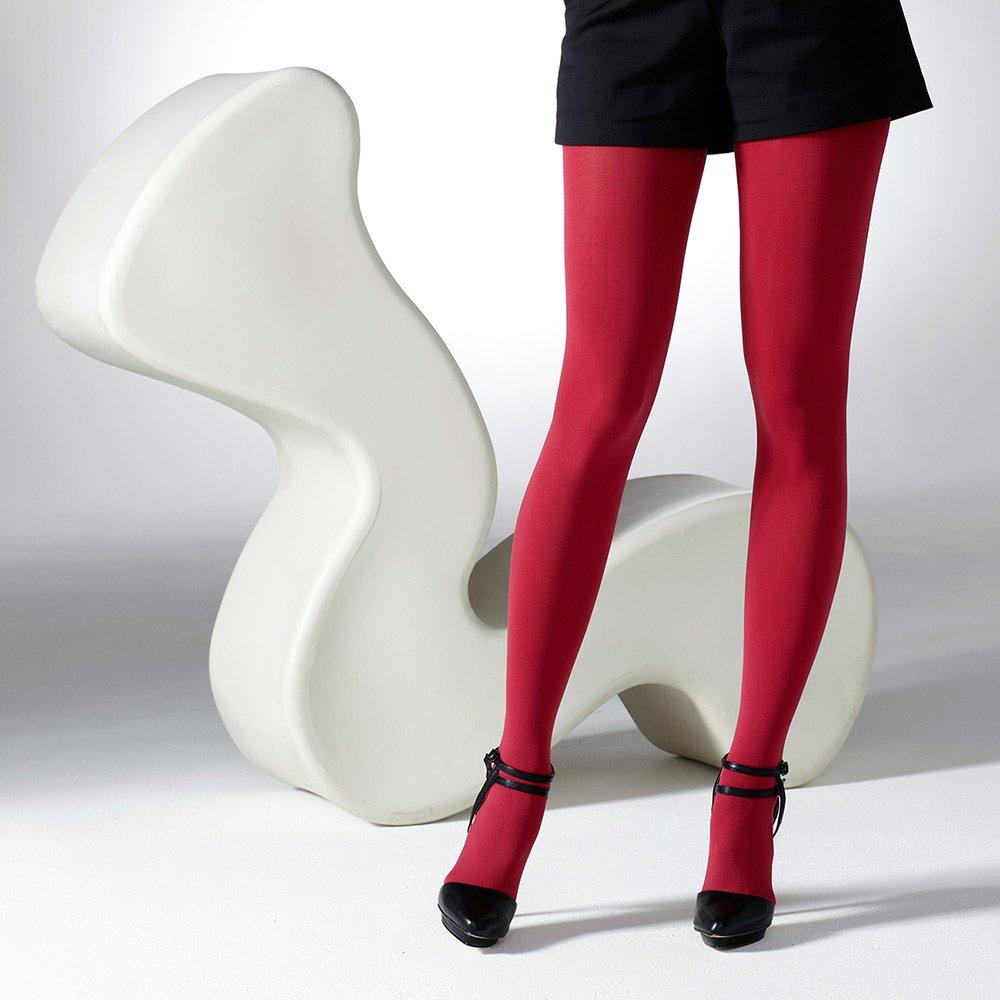 100 denier 2025 red tights