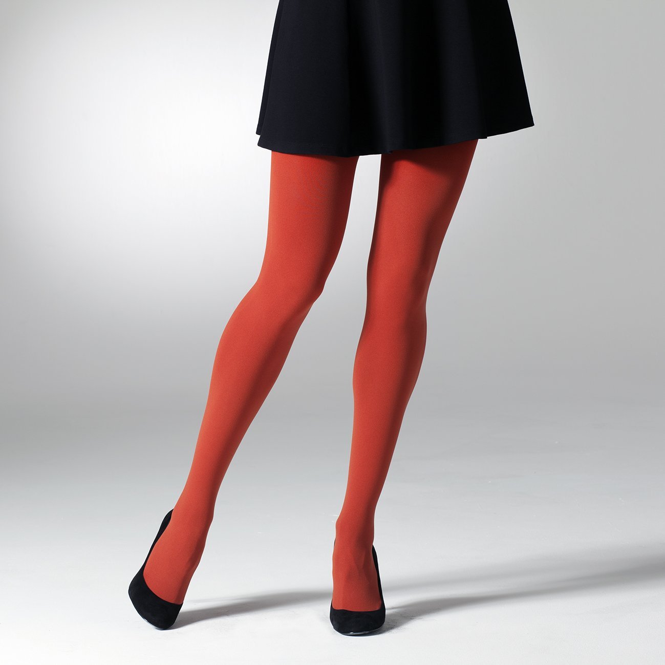 100 denier red outlet tights